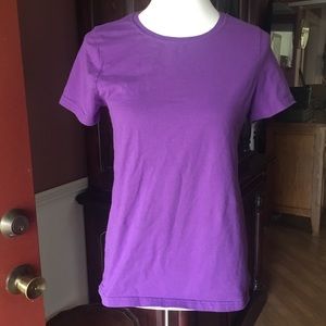 BOGO FREE Faded Glory Purple T-Shirt size Large